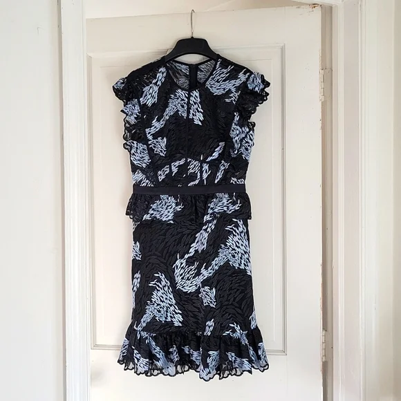 Three Floor Dresses | Three Floor Lace Embroidered Cocktail Dress | Color: Black/White | Size: S | Ameadowlark's Closet